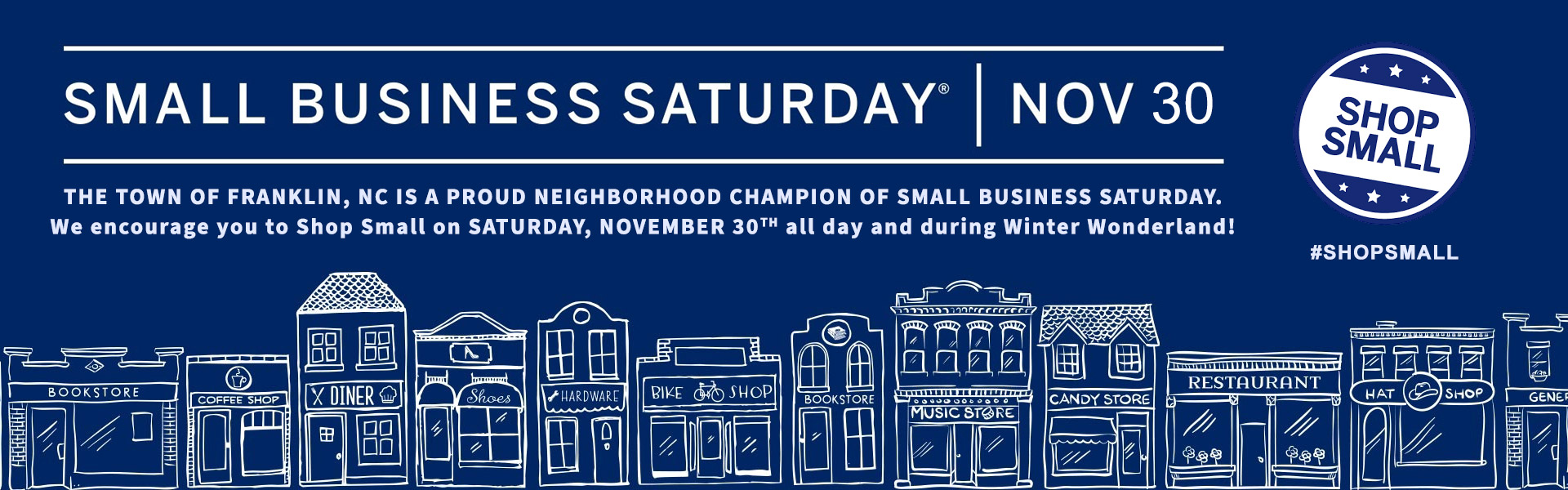 Small Business Saturday Franklin North Carolina