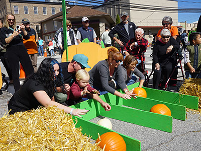 pumpkin roll pumpkinfest franklin north carolina